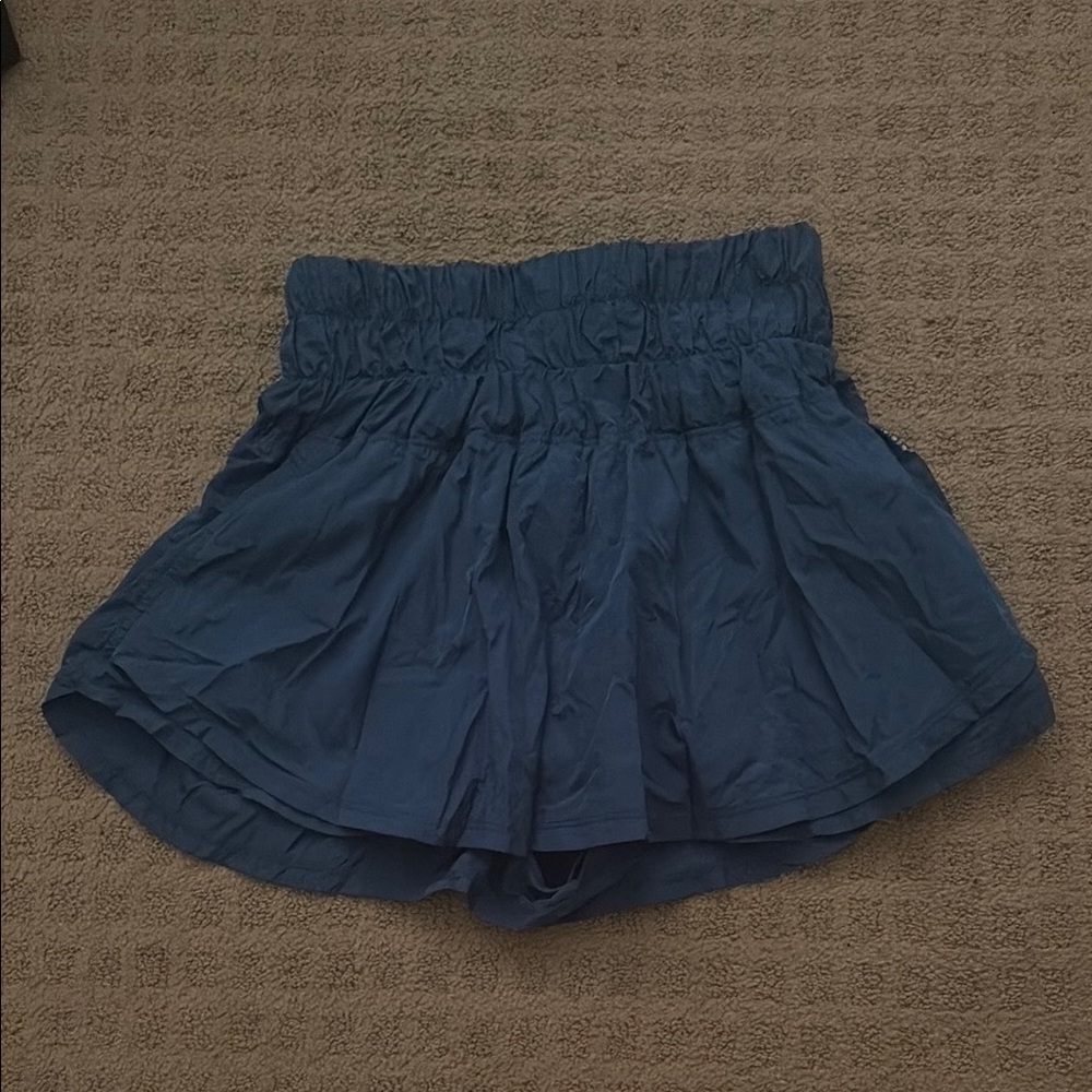 Blue high wasted free people skort